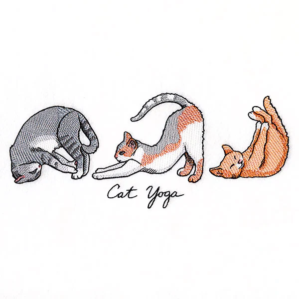 Yoga Cat Border - Image 2