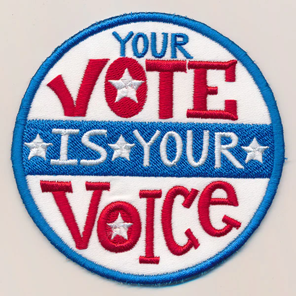 Your Vote Is Your Voice (Patch) - Image 3