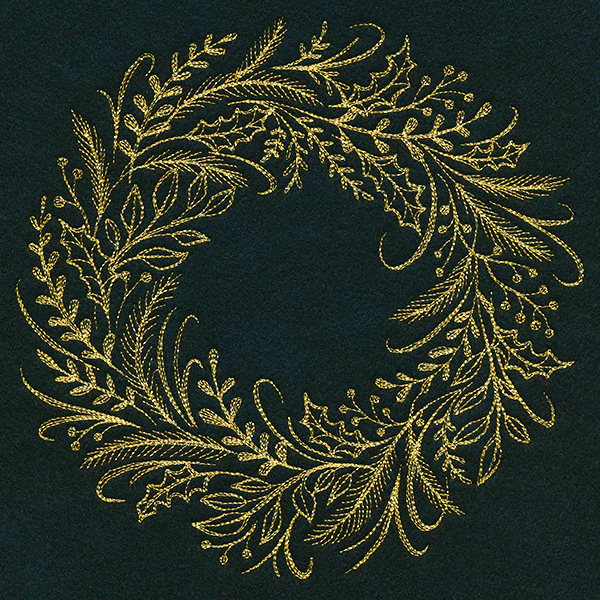 Yuletide Botanicals Wreath