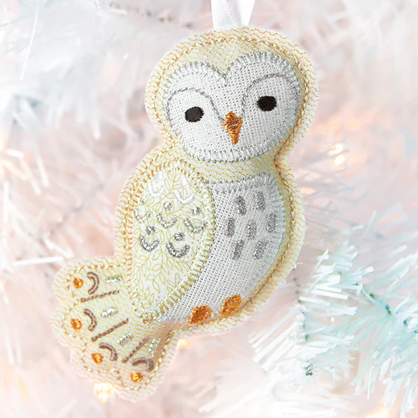 Yuletide Owl Ornament (In-the-Hoop) - Image 3