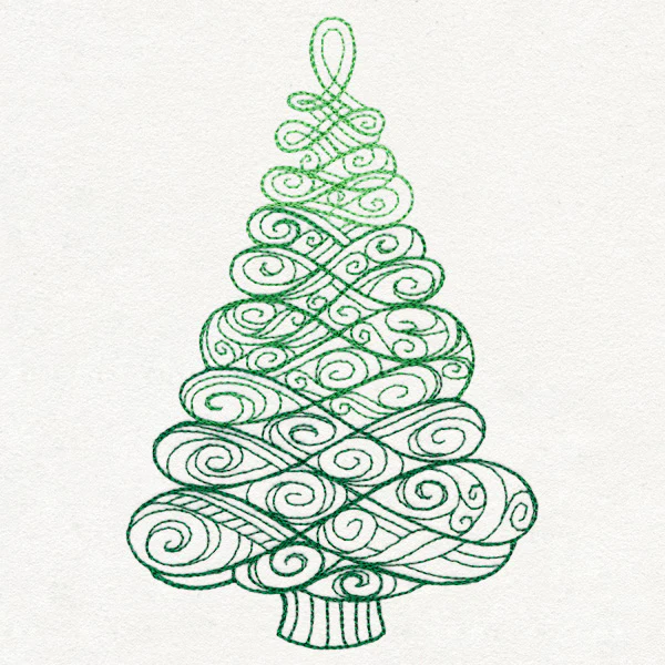 Yuletide Spirals - Christmas Tree - Image 3