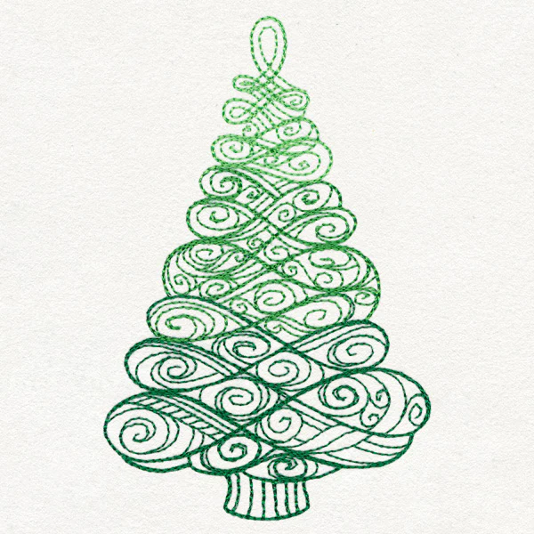 Yuletide Spirals - Christmas Tree - Image 4