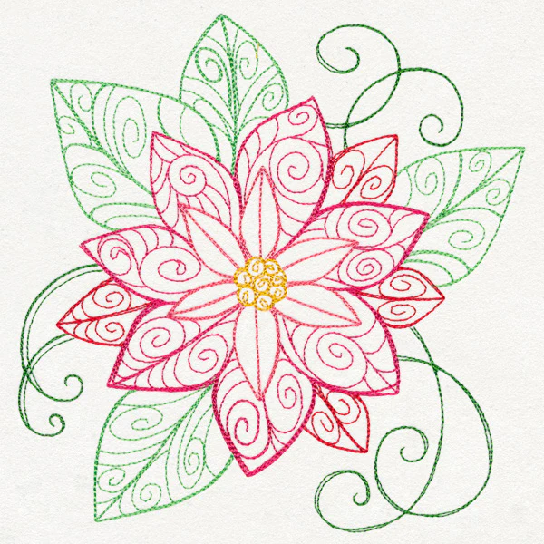 Yuletide Spirals - Poinsettia - Image 2