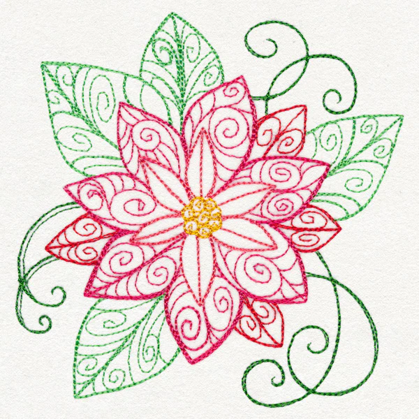Yuletide Spirals - Poinsettia - Image 4