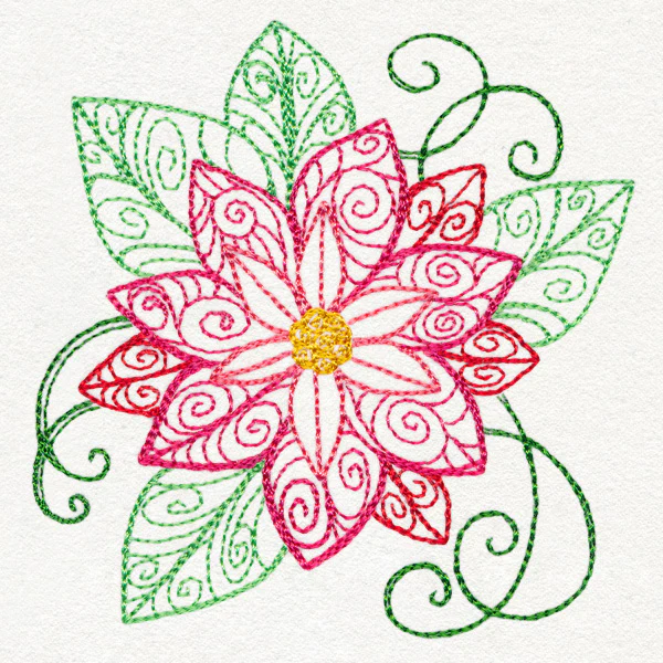 Yuletide Spirals - Poinsettia - Image 5