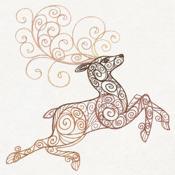 Yuletide Spirals - Reindeer - Image 2