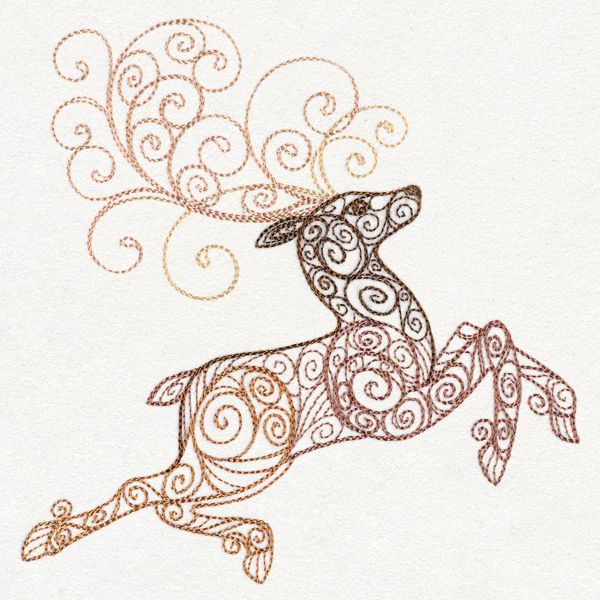 Yuletide Spirals - Reindeer - Image 3