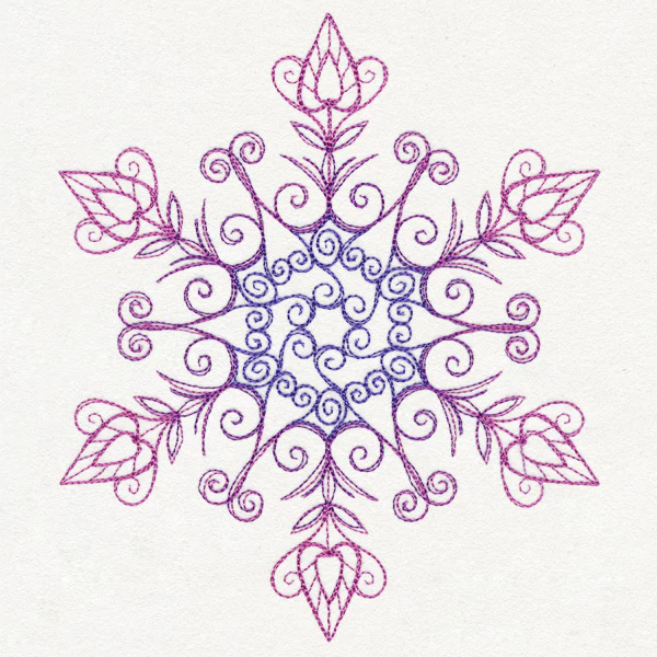 Yuletide Spirals - Snowflake - Image 2