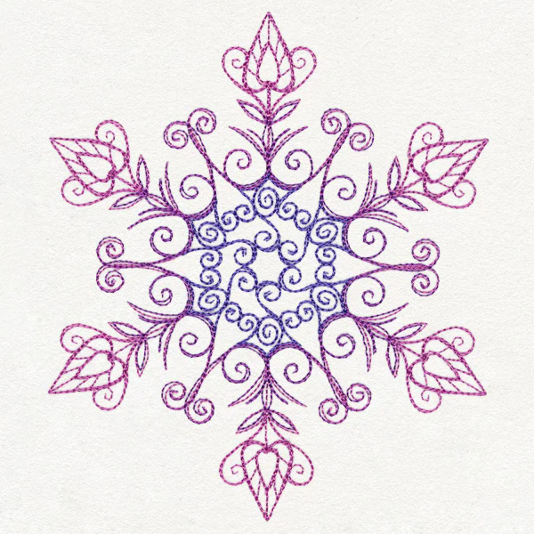 Yuletide Spirals - Snowflake - Image 3