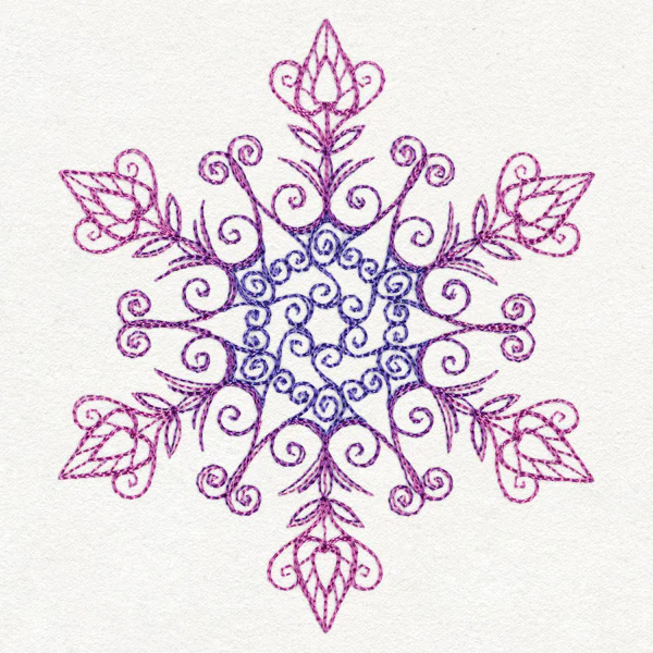Yuletide Spirals - Snowflake - Image 4