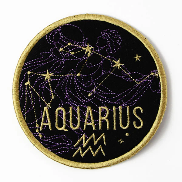 Zodiac Constellations Coaster - Aquarius (In-the-Hoop) - Image 3