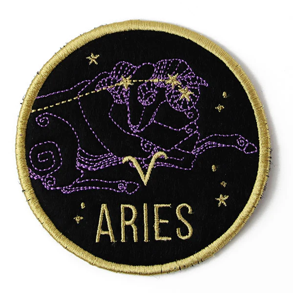 Zodiac Constellations Coaster - Aries (In-the-Hoop) - Image 2