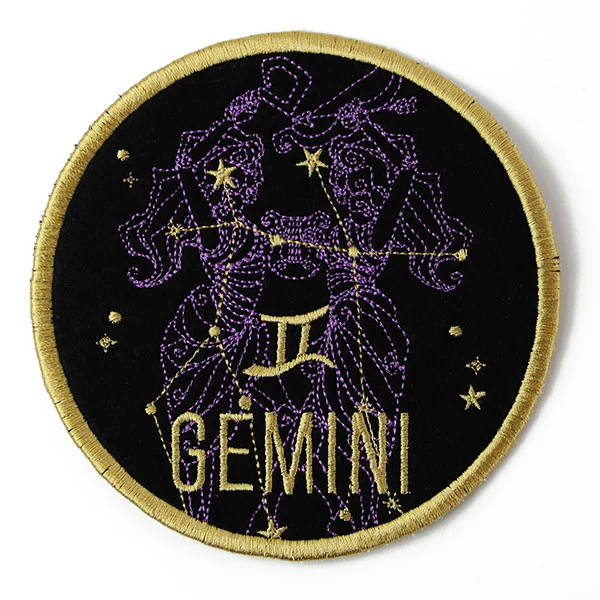 Zodiac Constellations Coaster - Gemini (In-the-Hoop)