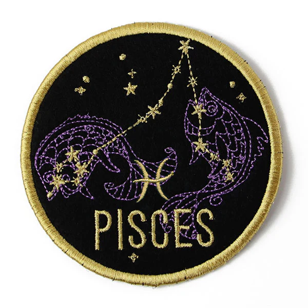 Zodiac Constellations Coaster - Pisces (In-the-Hoop) - Image 2