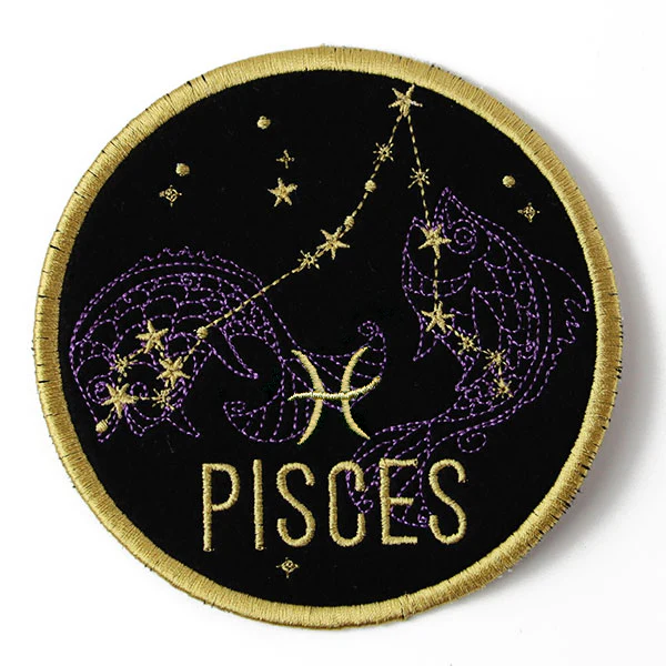 Zodiac Constellations Coaster - Pisces (In-the-Hoop) - Image 3