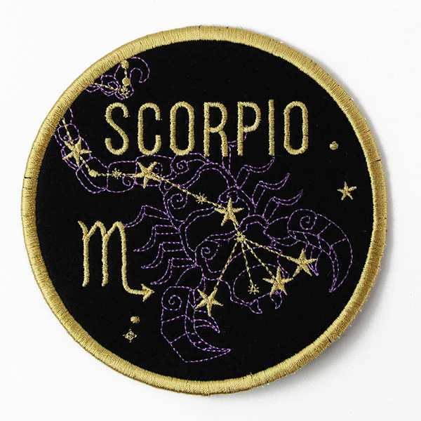 Zodiac Constellations Coaster - Scorpio (In-the-Hoop) - Image 3