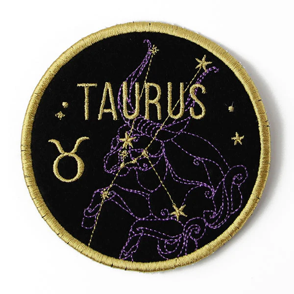 Zodiac Constellations Coaster - Taurus (In-the-Hoop) - Image 2